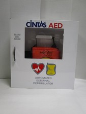 CINTAS DEFIBTECH Reviver AED Defibrillator Battery Pads Wall Cabinet NEW