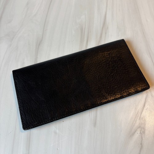 Vintage Coach schwarze Leder-Geldbörse mit Doppelfaltung Clutch 1990er SELTEN Cummins Collab WEICH - Bild 1 von 15