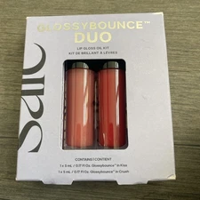 Saie Glossybounce Lip Gloss Oil Duo Kit (1 Pack) New