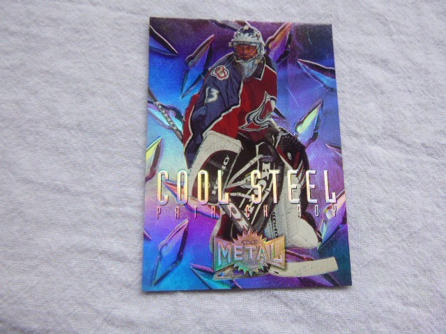 1996-97 Fleer Metal Universe Super Power Cool Steel #9 Patrick Roy NM/M