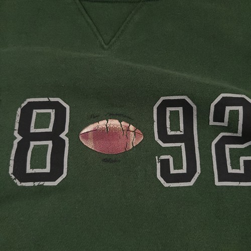 Vintage Lee Sport Sweatshirt Mens 2XL Green 1892 Football Crewneck Pullover 90s - Picture 4 of 17
