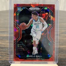 2020-21 Panini Prizm - Red Ice Prizm #278 LaMelo Ball (RC)