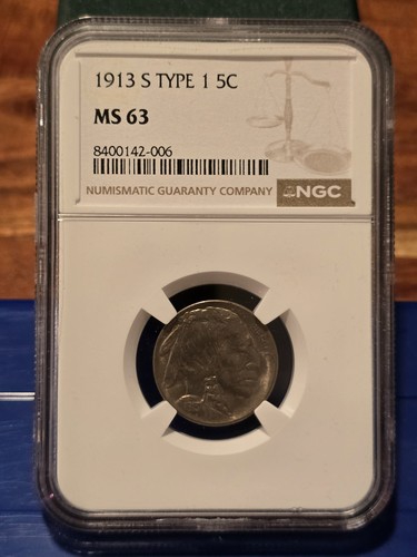 1913 S Tipo 1 Bufalo Nichel MS 63 - Foto 9 di 12