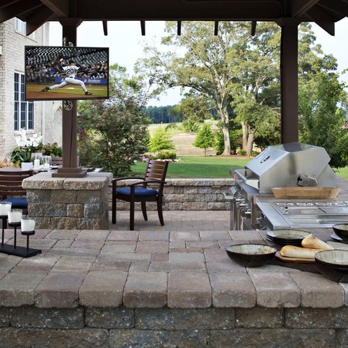 VIVO Stahl Universal Masthalterung TV Arm VESA-Platte | Passend für 32" bis 55" Bildschirme - Bild 5 von 8