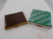 2 Vintage 1950's Powder Compacts 1 Revlon 1 Zell Fifth Avenue