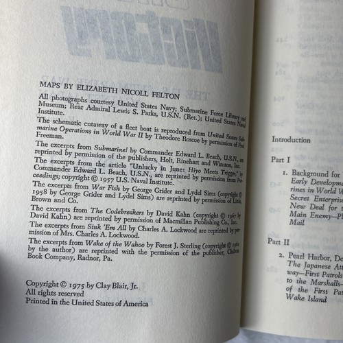Silent Victory The US Submarine War Against Japan Clay Blair Jr WWII Vol I & II - Picture 10 of 17