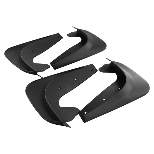 Practical Car Fenders Vehicles With Screw 4Pcs Black Plastic Protector - Picture 9 of 12