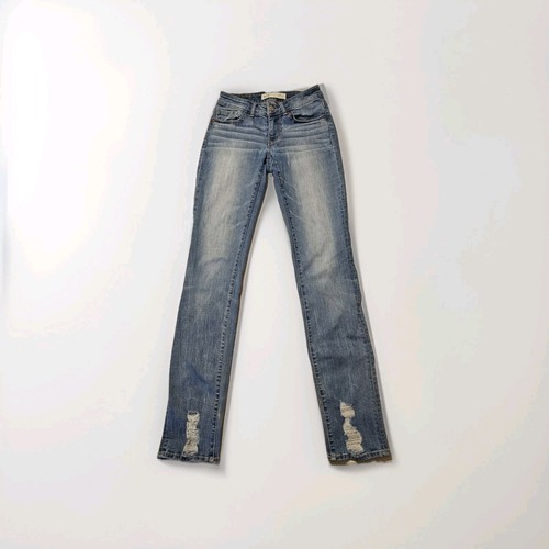 BKE Stella Damen Jeans Slim Fit Low Rise Straight 25x34 fleckig distressed - Bild 1 von 8