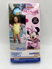 Swimways Disney Junior Minnie Floaties For Arms 3-5 Years New Pool Swim Help