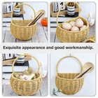 Fruit Vegetable Basket Wall Hanging Basket Kitchen Vegetables Woven Rope