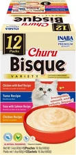 INABA Churu Bisque for Cats, Creamy Lickable Purée Side 1 Count (Pack of 12) 
