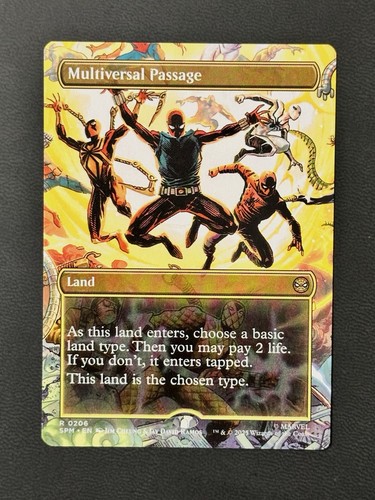 MTG Spider-Man BORDERLESS SCENE R Multiversal Passage #0206 - Picture 1 of 2