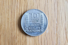 RARE MONNAIE ARGENT FRANCE - 10 FRANCS TURIN 1937 - SUPERBE - 10 GR - DATE RARE