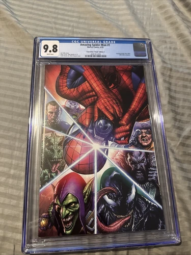 Amazing Spider-Man #1 CGC 9.8 C2E2 Virgin Exclusive Mico Suayan Ltd 1000