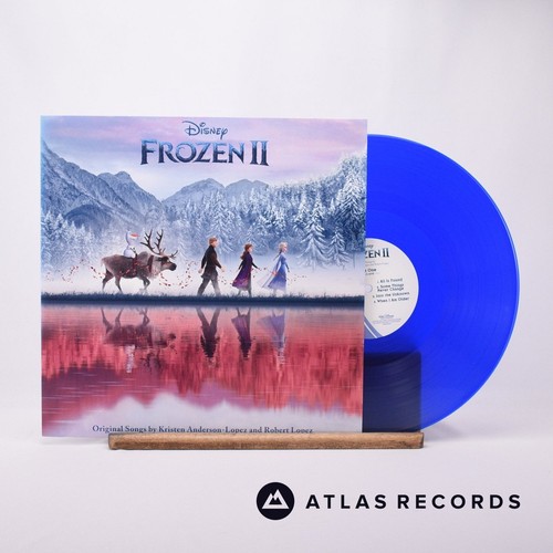 Kristen Anderson-Lopez Frozen II Blue Translucent LP Album Vinyl Record - EX/VG+ - Imagen 2 de 8