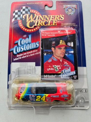 NEU 1998 WINNER CIRCLE JEFF GORDON 1957 DUPONT CHEVROLET BEL AIR CABRIO - Bild 3 von 6
