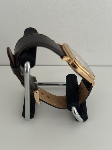 Rotary Windsor Watch β Rose Gold Case, Black Leather Strap, Excellent Condition - Picture 3 of 4