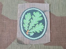 Original WWII German Bevo J&auml;ger Sleeve Patch Jager Gebirgsjager Army Wehrmacht