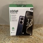 Locked To Cricket Wireless Outlast 5G 128GB 6GB 50MP Midnight Prepaid Smartphone