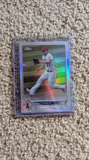 MIKE TROUT 2022 TOPPS CHROME UPDATE BASEBALL REFRACTOR ANGELS Q1677