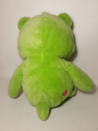 2000's GOOD LUCK Care Bear LARGE 24" Stuffed Plush Green Clover Rare Jombo Size - Picture 11 of 12