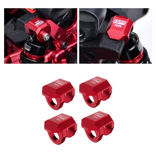 7075 Alloy Front/Rear Shock Cap Protectors for ARRMA Granite Typhon Mojave - Picture 3 of 16