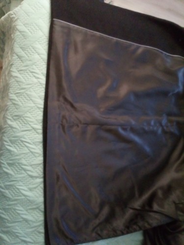 Chaps Men's Black Wool 3 Button Single Breasted Long Overcoat Sz 42R Beautiful - Picture 15 of 16