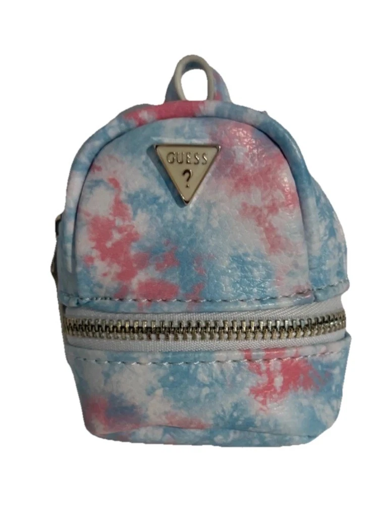 guess evan mini backpack Factory Color-Block Crossbody trim strap. Authentic Guess Guess Denim Mini
