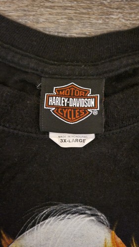 Harley Davidson Flaming Clown Graphic Print T-Shirt Herren Gr. 3XL XXXL - Bild 5 von 7