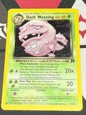 Pokemon TCG Team Rocket Dark Weezing 14/82 Holo Rare