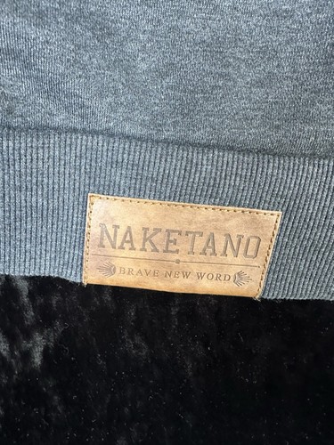 Sudadera con capucha cuello capucha Naketano Brave New World XL gris - Imagen 7 de 11