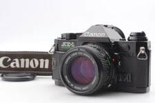 [MINT+] Canon AE-1 Program 35mm Film Camera lens new fd NFD 50mm f1.4 From JAPAN