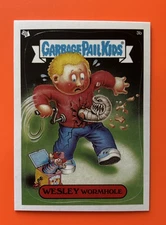 2003 garbage pail kids All New Series 1 Wesley Wormhole 3b