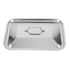 Stainless Steel Pan Lids Table Baking Pan Covers Rectangular Tray Lid Rectangle