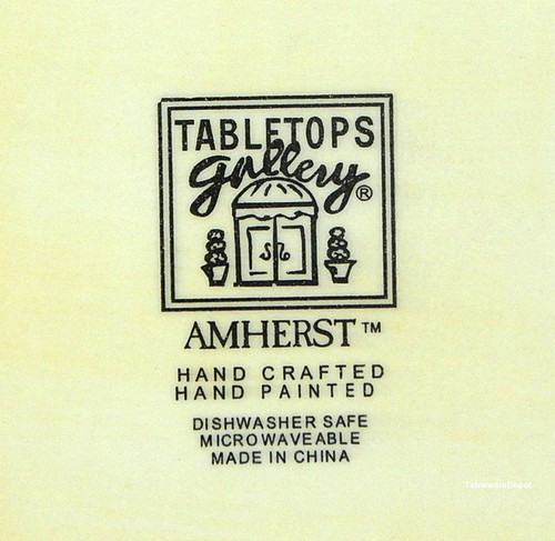 Tabletops Unlimited AMHERST, Set/s of 2 Square Dinner Plates, SUPERB+ Condition! - Imagen 3 de 3