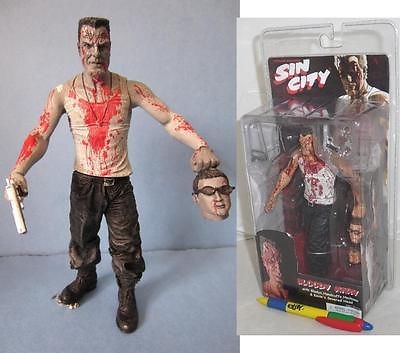 RARA Figura Action SIN CITY Frank Miller ORIGINALE Ufficiale NECA USA 2005 Nuova - 第 3/37 張圖片
