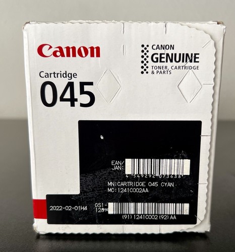 Genuine Canon 045 Cyan Toner Cartridge, NEW Open Box And Unused - 第 10/11 張圖片