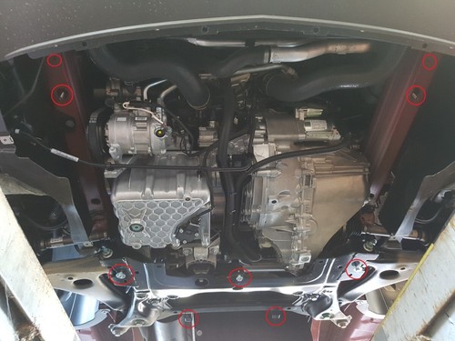 Steel Underride Guard for Mercedes Sprinter FWD Engine - (2018-2025) - Picture 3 of 9