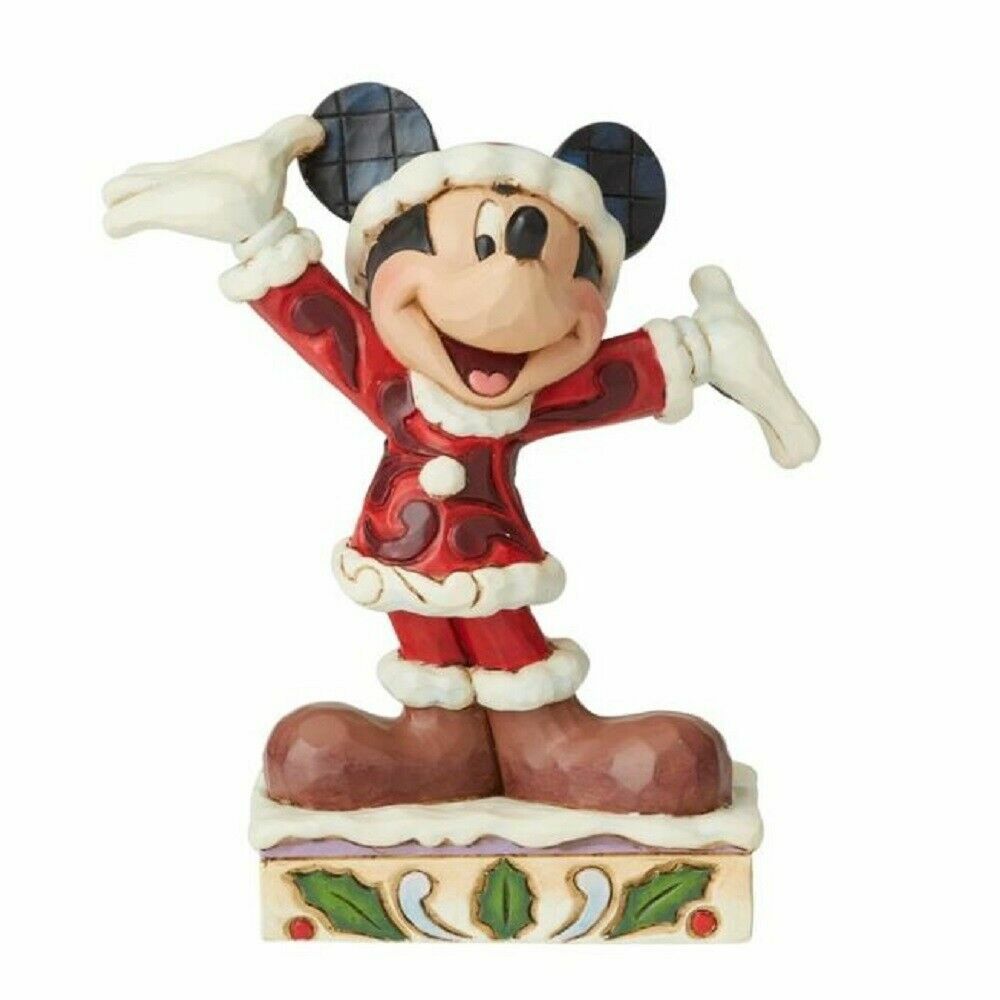 Disney Traditions Mickey Christmas Personality Pose Jim