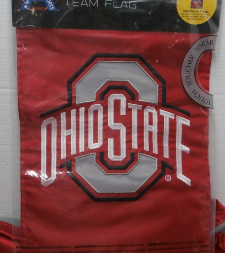 Ohio State Buckeyes 18" x 12" Decorative Team Flag - Team Sports America New s1e - Picture 5 of 7