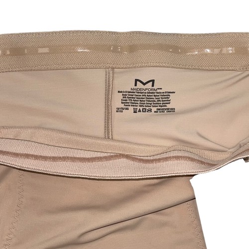 Maidenform Shaping Brief Plus Size High Waist Curvy Shapewear DM1023 Power Mesh - Picture 22 of 25