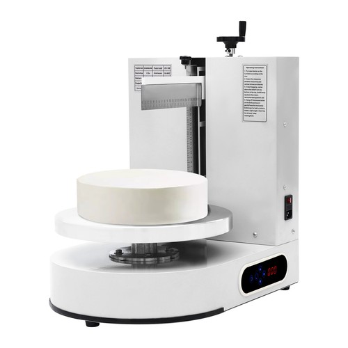 NEW 4-12 in Electric Cake Cream Spreading Coating Machine Cake Cream Decorating - Afbeelding 21 van 21