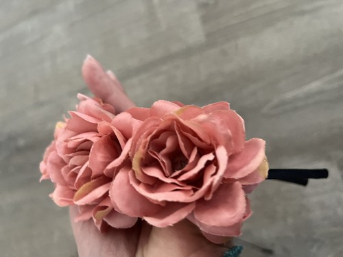 2 Frida Kahlo Flower Headband Colorful Crown Headpiece Tropical NWOT - Imagen 3 de 5