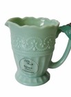 The Pioneer Woman Pitcher Creamer Mini Green Glass Style 2019 Kitchen Dining NEW