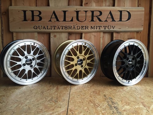 IB Le Mans Youngtimer Alufelgen 7x16 LK 4x100 für VW Golf 1,2 Opel Astra - Bild 1 von 2