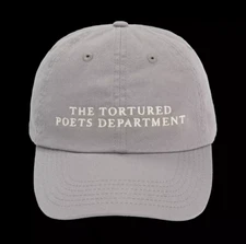Taylor Swift The Tortured Poets Department Gray Dad Hat