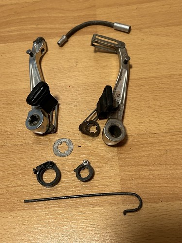 FOR PARTS Vintage Shimano Deore XT BR-M739 V-Brake Caliper NOT WORKING 90s MTB - Picture 1 of 10