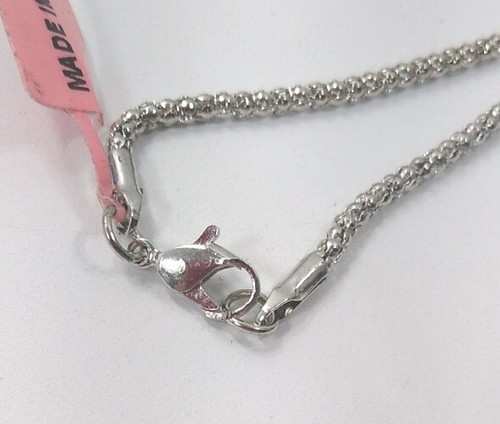 Heart Pendant Dangle Earrings 3-D Open Wire Wrapped Necklace Silver Tone Chain - Picture 8 of 8