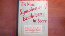 1935 The Nine Symphonies of Beethoven in score.