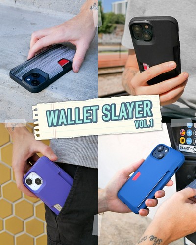 Smartish Wallet Slayer Vol 1 Card Holder for iPhone 15/15 Pro/15 Plus/15 Pro Max - Picture 10 of 41